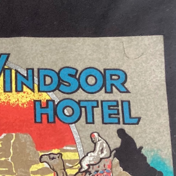 The J Peterman Company T-shirt Windsor Hotel Cairo XL 100% cotton Made in U.S.A. - Picture 10 of 10